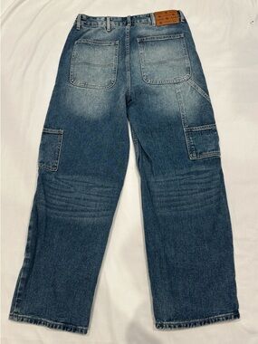 YoungLA Men's Workwear Jeans - Faded Blue Denim